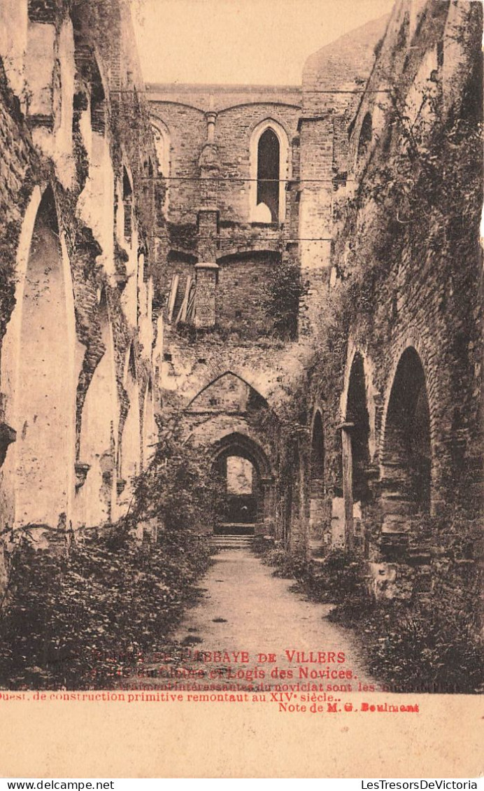 BELGIQUE - Ruines De L'Abbayes De Villiers - Du Gloiore Et Logis Des Novices - Carte Postale Ancienne - Villers-la-Ville