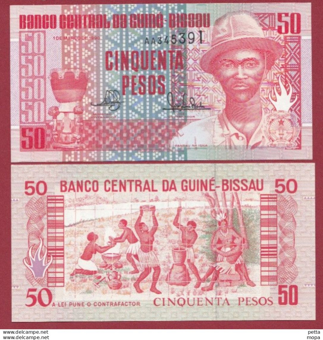 Guinéa-Bissau--50 Pesos --1990--UNC--(132) - Guinee-Bissau
