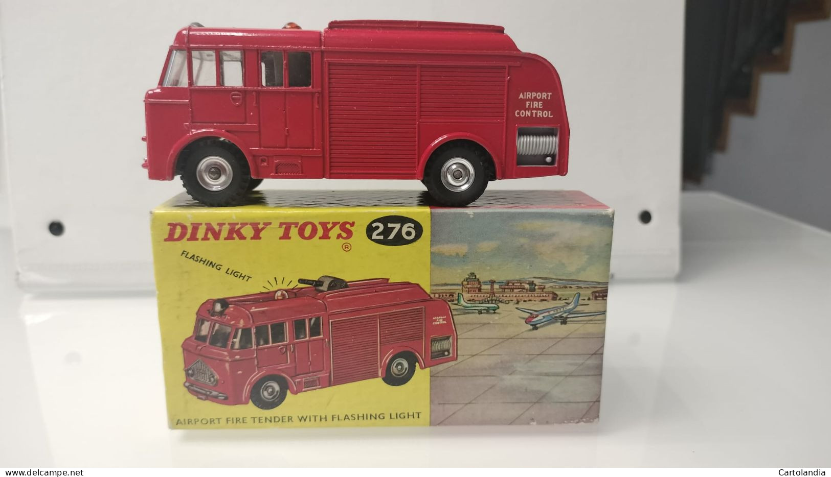 276- AIRPORT FIRE TENDER TBE + BOITE TBE DINKY TOYS ENGLAND - Other & Unclassified
