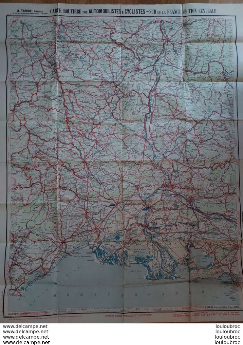 CARTE TARIDE N°18  PRIVAS MENDE - Cartes Routières