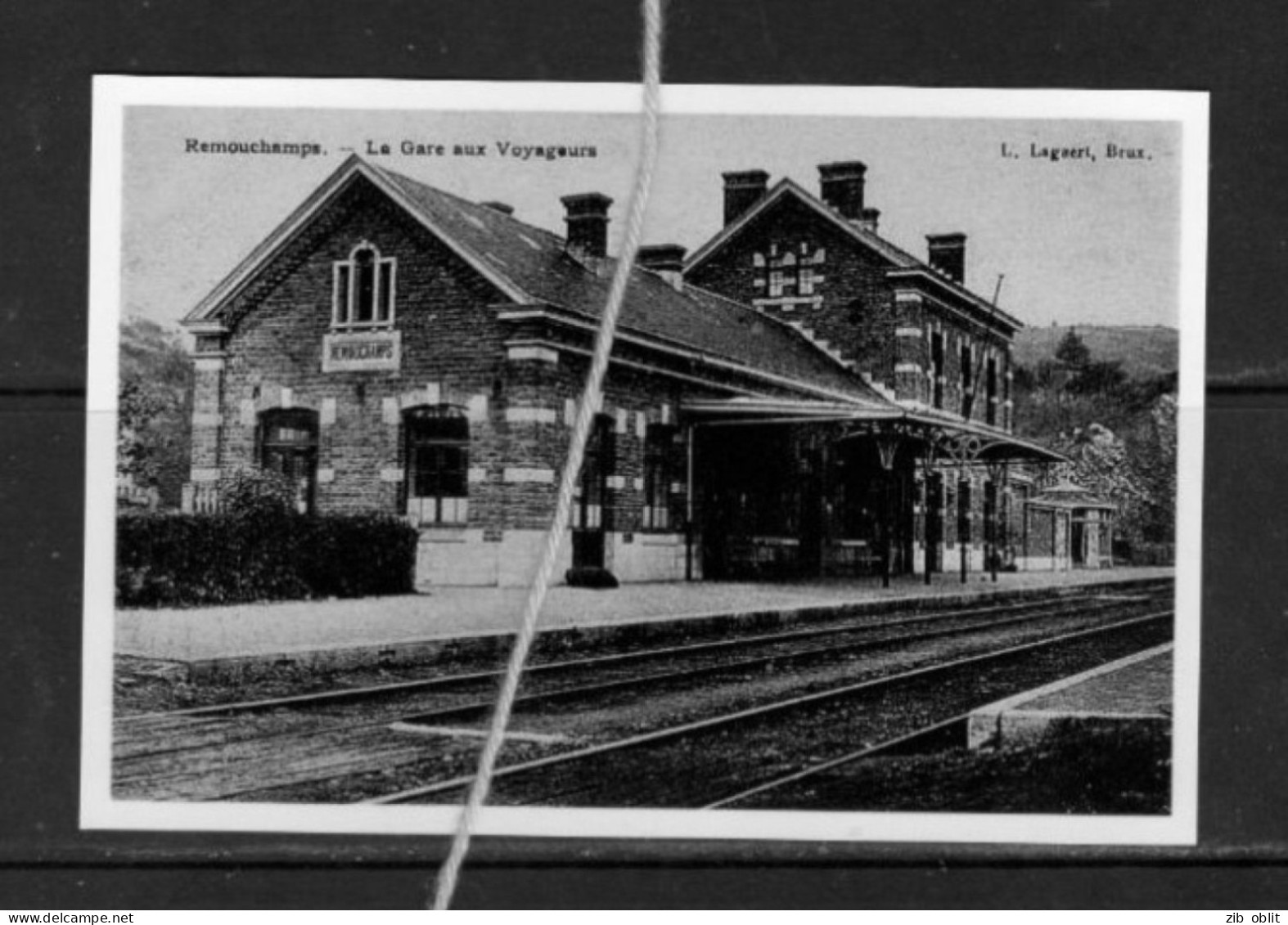 PHOTO  REMOUCHAMPS SOUMAGNE GARE LIEGE  REPRO - Soumagne