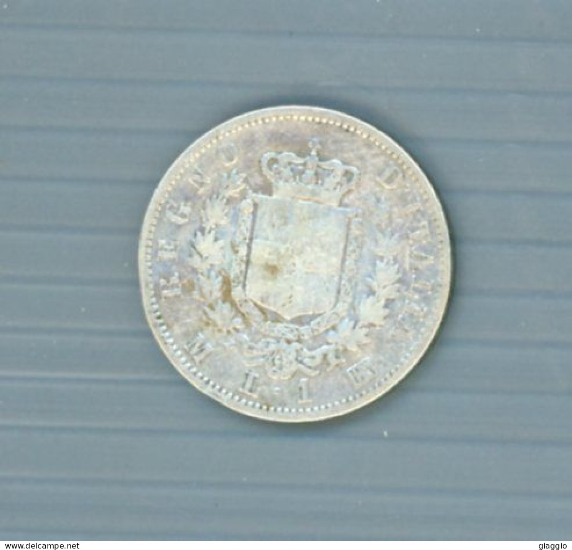 °°° Moneta N. 764 - Italia Regno Vittorio Emanuele 2° Lire 1 1863 Silver °°° - 1861-1878 : Victor Emmanuel II.