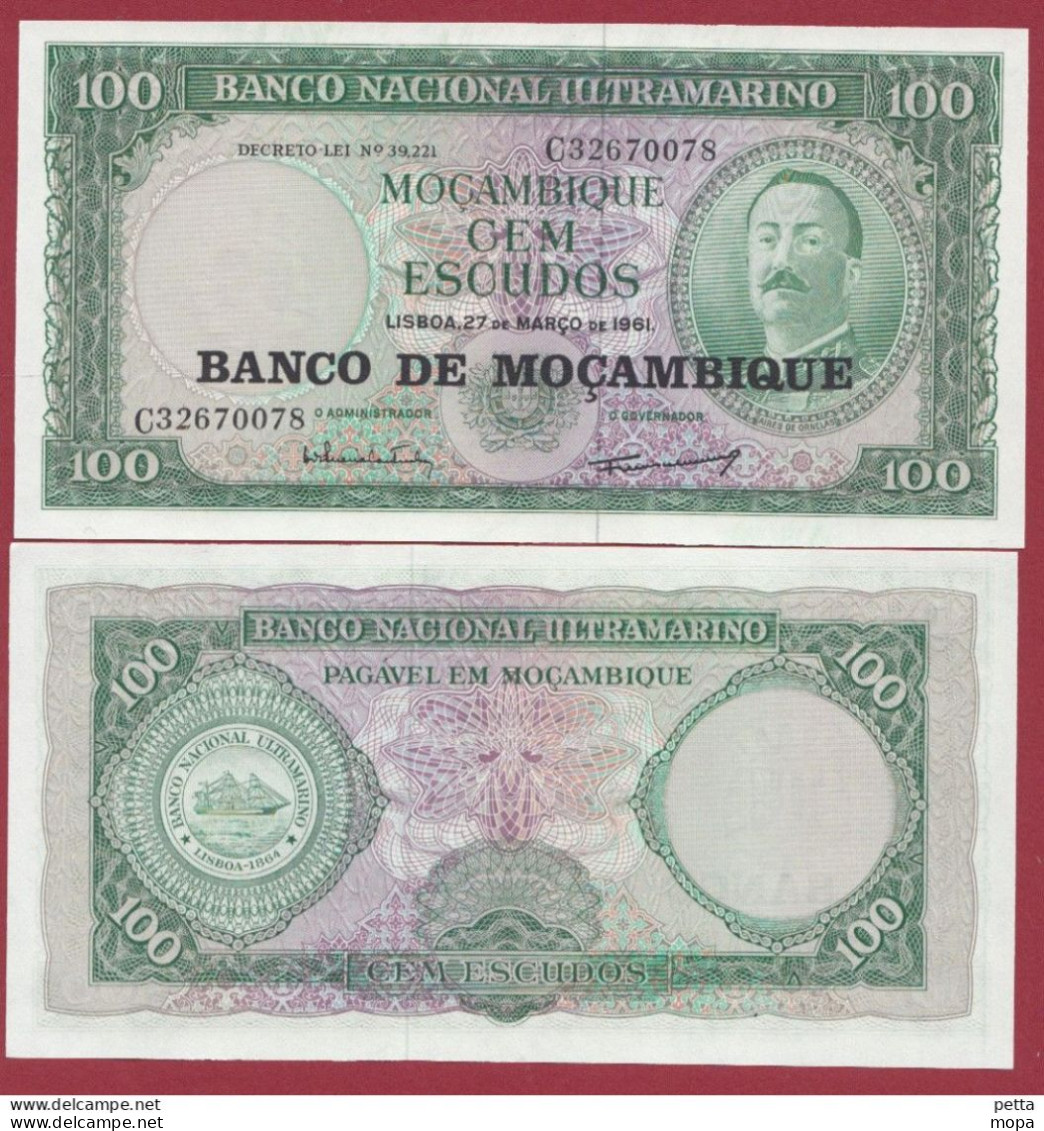 Mozambique -100 Escudos -1961 ---UNC--(142) - Moçambique