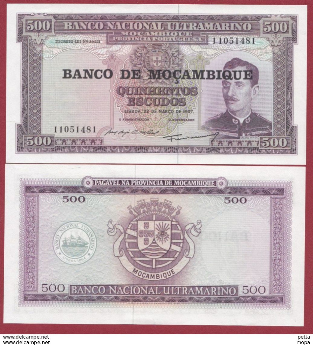 Mozambique -500 Escudos -1967 ---UNC--(143) - Moçambique