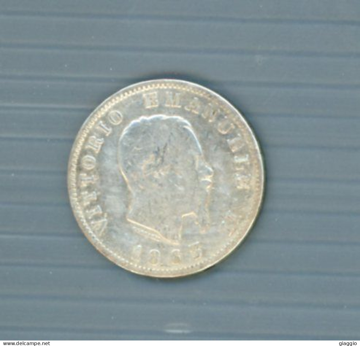 °°° Moneta N. 765 - Italia Regno Vittorio Emanuele 2° Lire 1 1863 Silver °°° - 1861-1878 : Victor Emmanuel II.