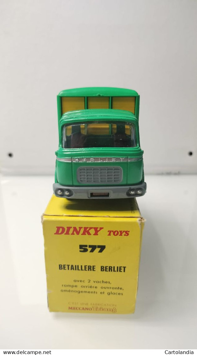 DINKY TOYS France 577 Berliet GAK Camion Bétaillère Vaches Neuf Boite - Altri & Non Classificati