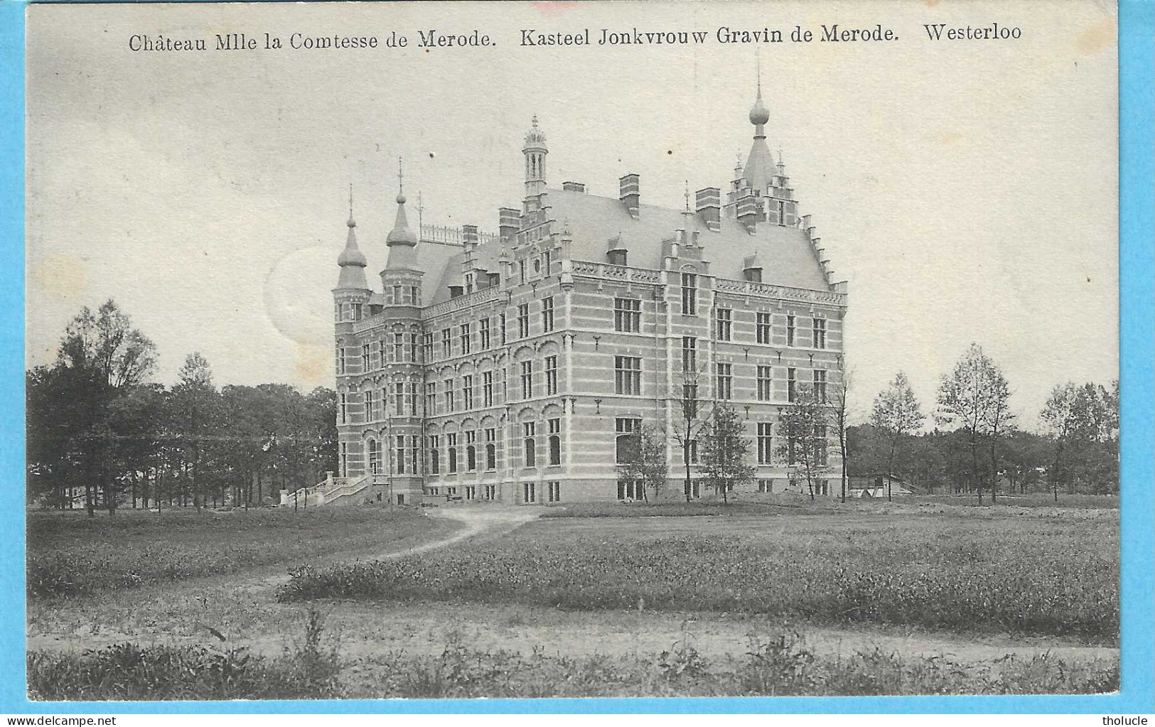 Westerloo-Westerlo-1911-Kasteel Jonkvrouw Gravin De Merode-Château  Mlle Comtesse De Merode-Uitg.F.De Coster, Westerloo - Westerlo