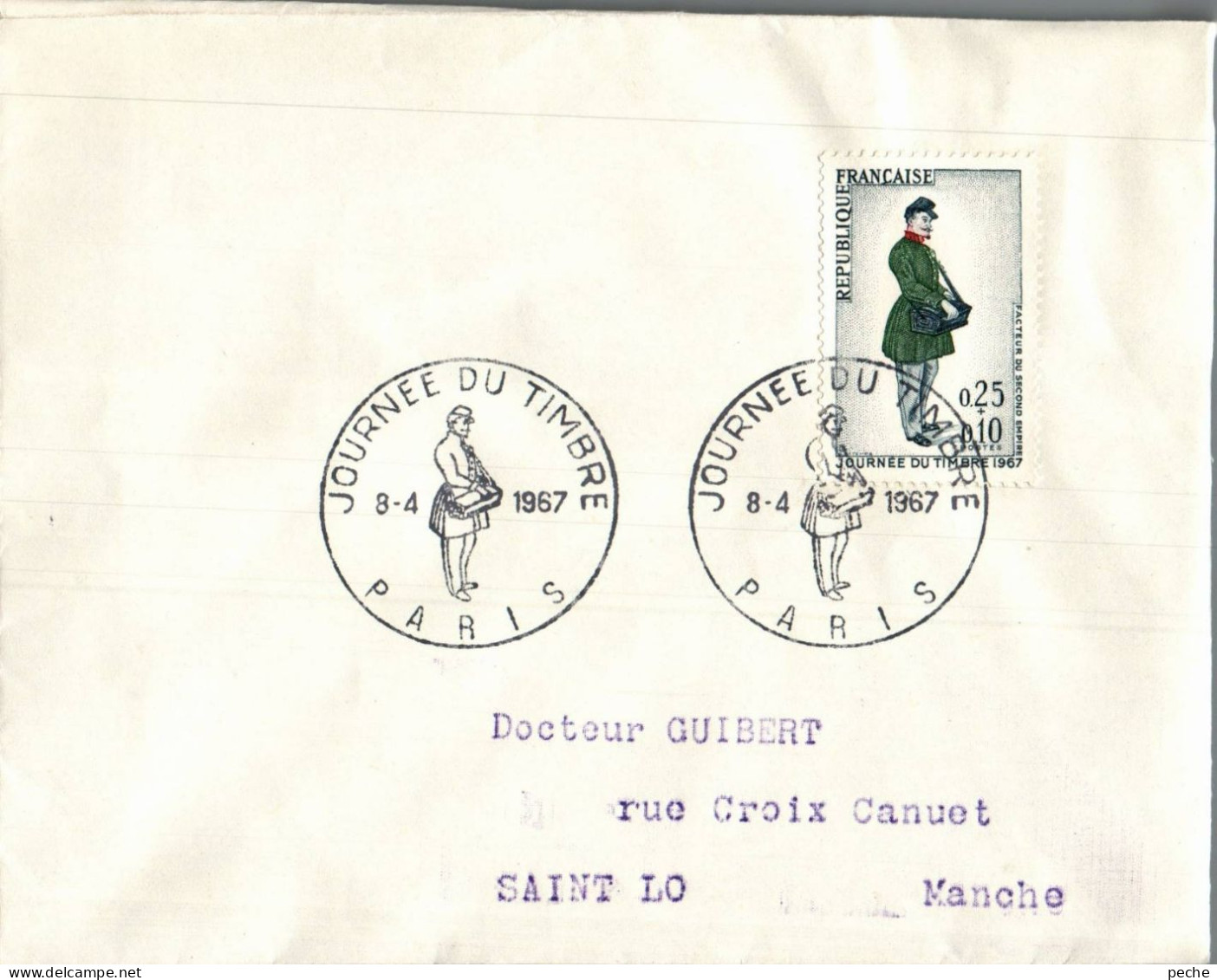 N°1670 V -cachet Journée Du Timbre 67 -Paris- - Journée Du Timbre