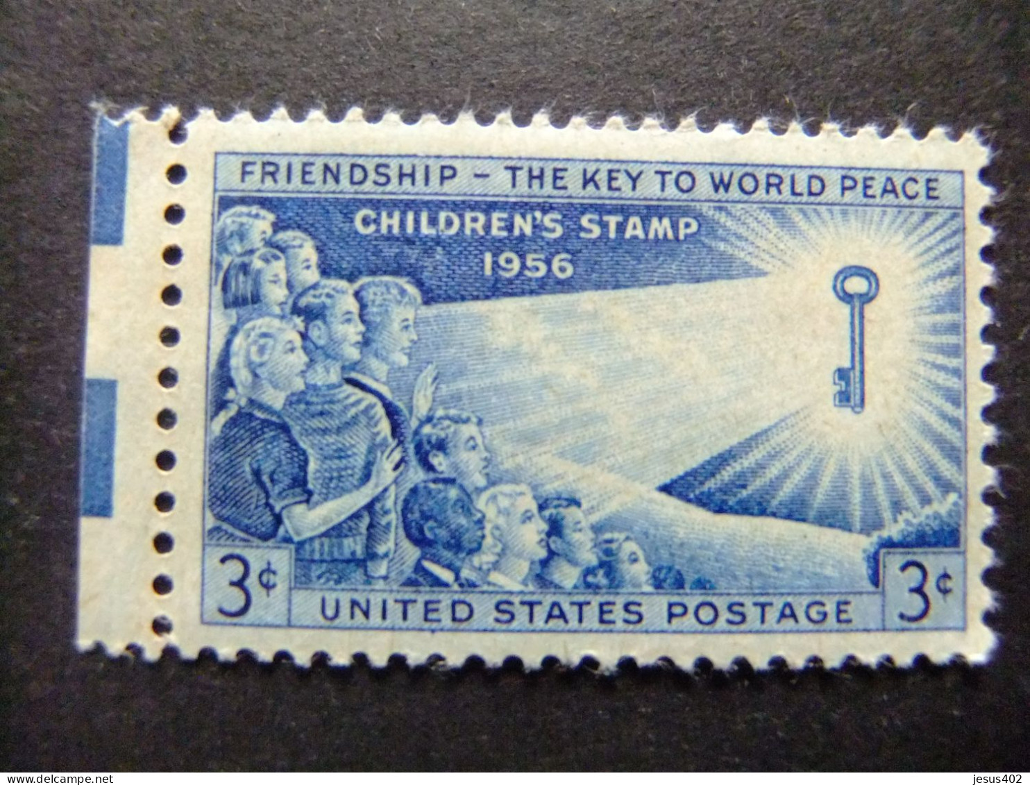 ESTADOS UNIDOS / ETATS-UNIS D'AMERIQUE 1956 / LA AMISTAD, LLAVE DE LA PAZ MUNDIAL YVERT 622 ** MNH - Ungebraucht