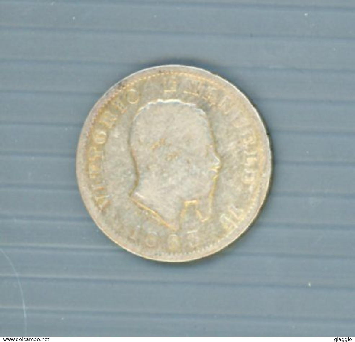 °°° Moneta N. 767 - Italia Regno Vittorio Emanuele 2° Lire 1 1863 Silver °°° - 1861-1878 : Victor Emmanuel II