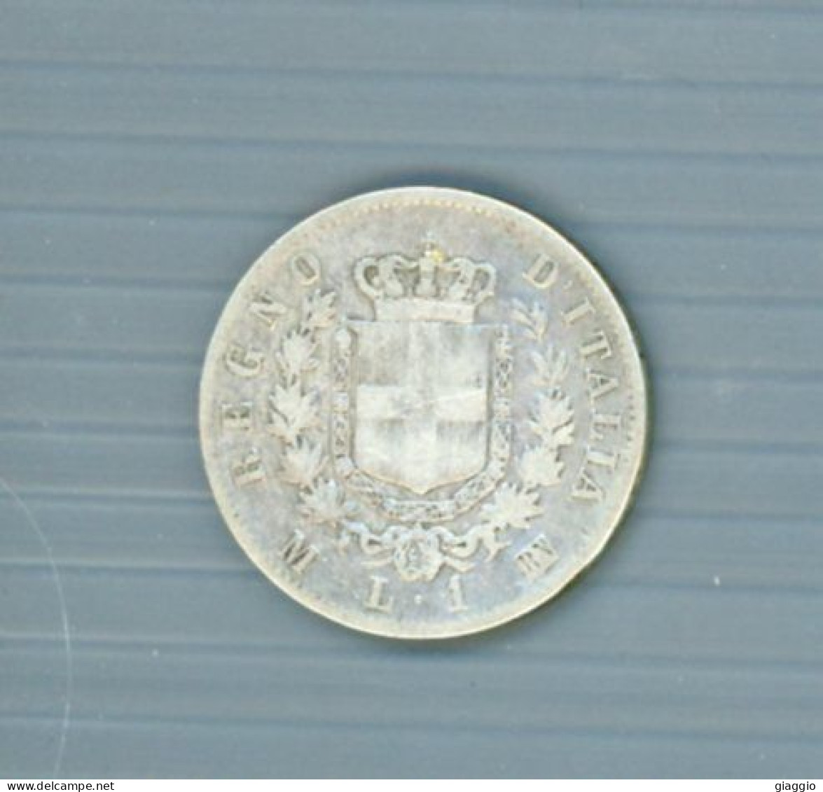 °°° Moneta N. 769 - Italia Regno Vittorio Emanuele 2° Lire 1 1863 Silver °°° - 1861-1878 : Victor Emmanuel II