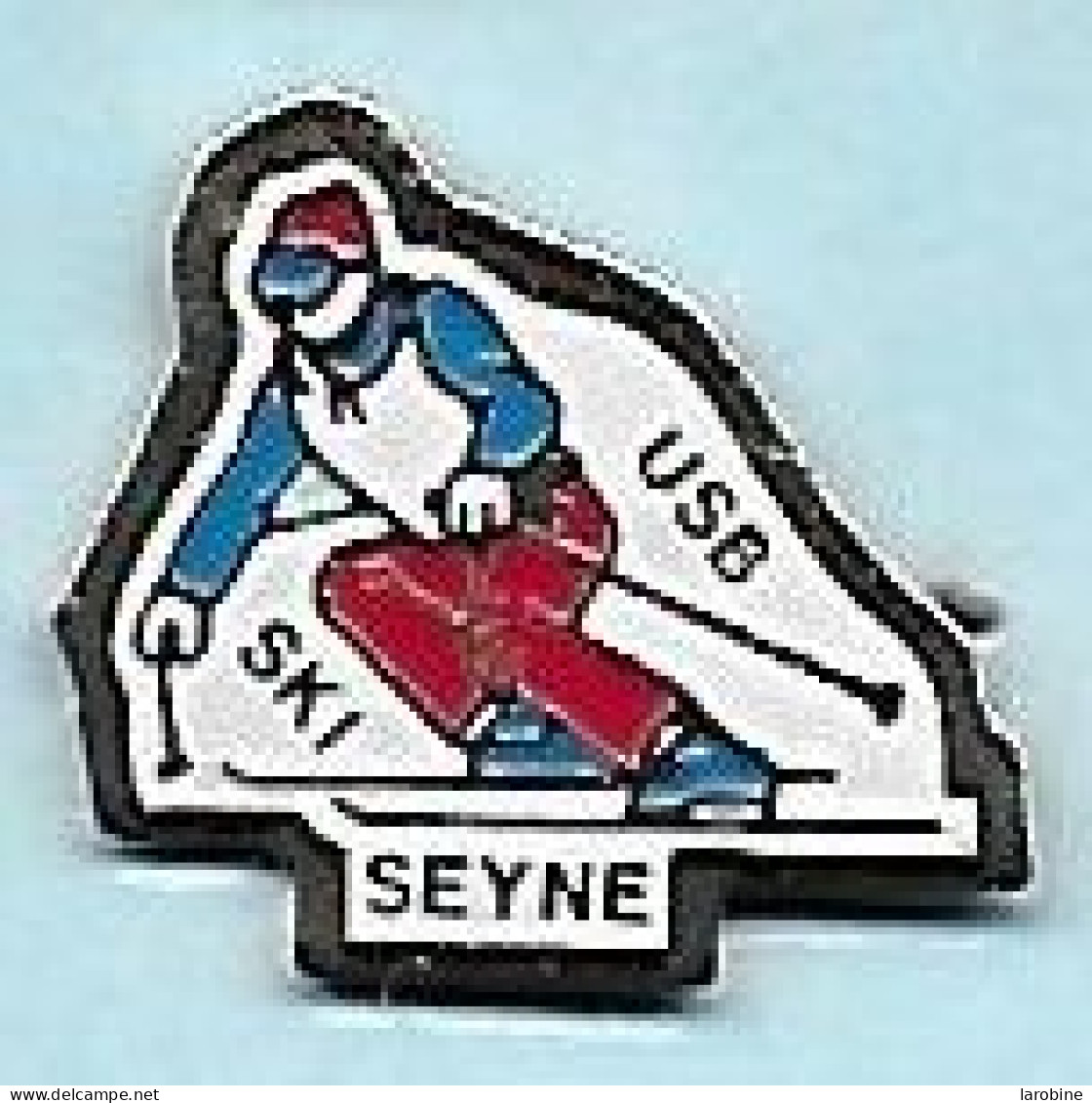 @@ Ski Skieur De Descente USB SEYNE Alpes (1.5x1.6) @@sp504 - Sports D'hiver