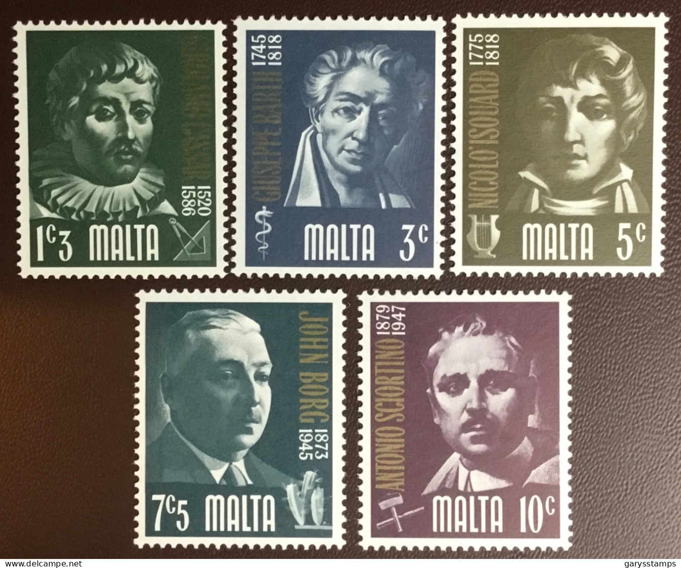 Malta 1974 Famous People MNH - Malte