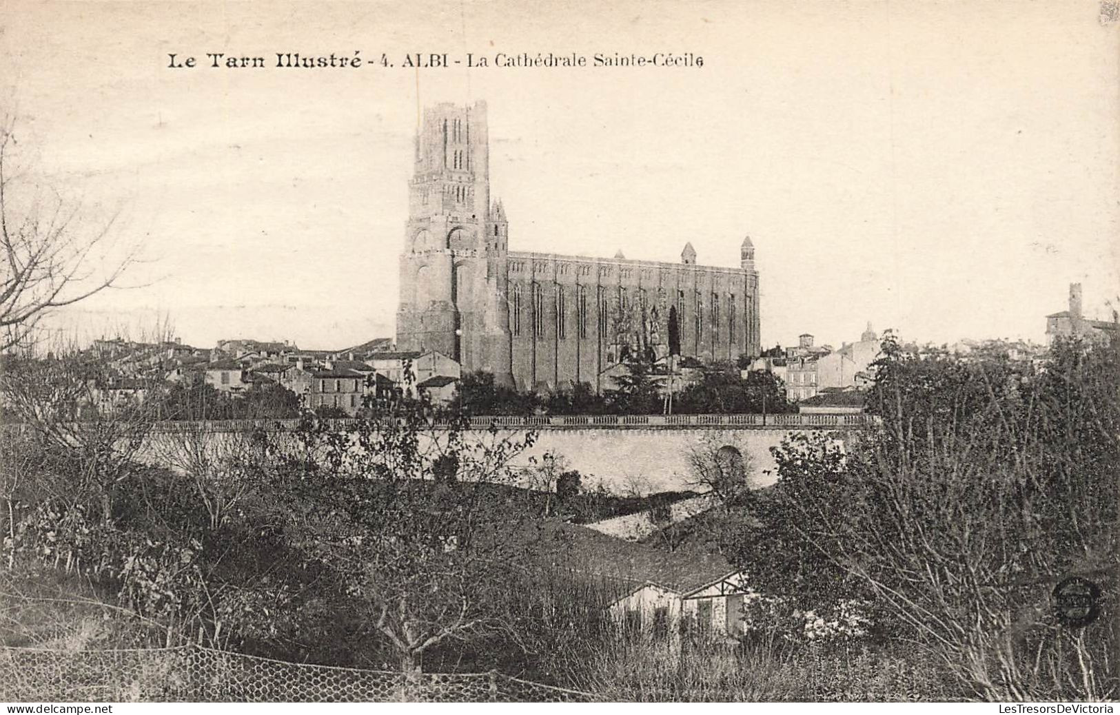 FRANCE - Le Tarn Illustré - Albi - Vue Générale De La Cathédrale Sainte Cécile - Carte Postale Ancienne - Albi