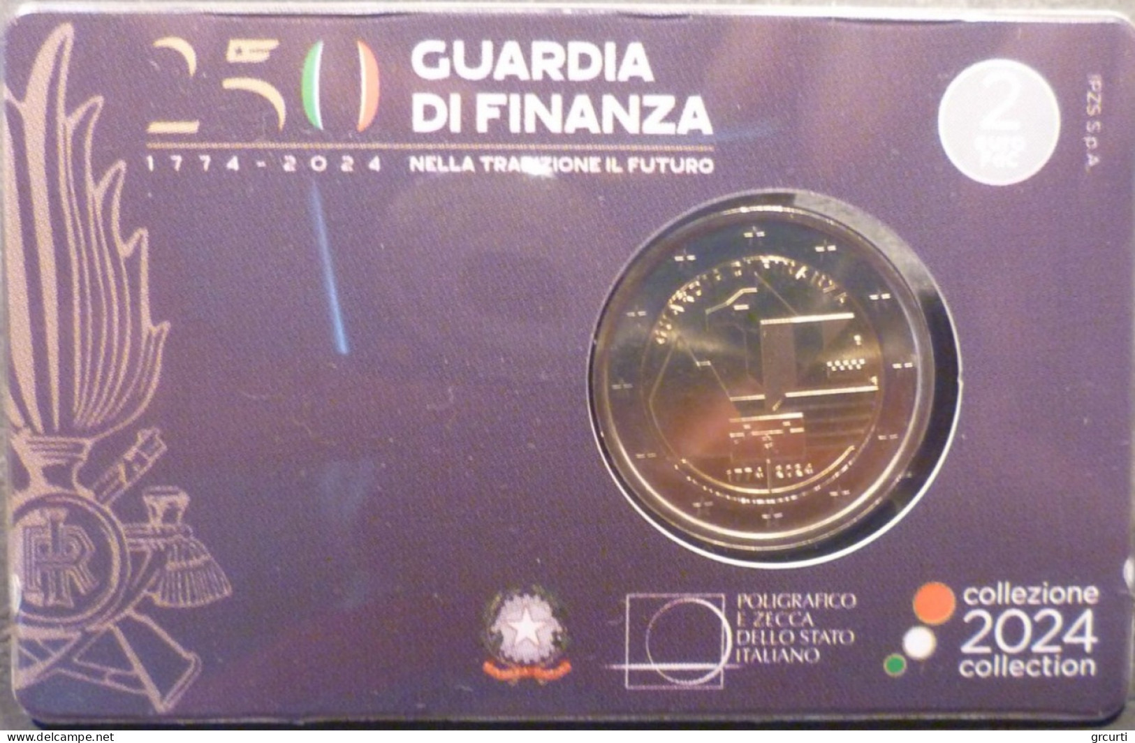Italia - 2 Euro 2024 - 250° Fondazione Della Guardia Di Finanza - Fior Di Conio - Italia