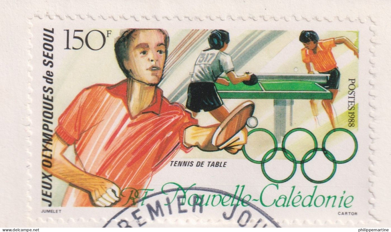 Nouvelle Calédonie 1988 - YT 562 (o) Sur Fragment - Used Stamps