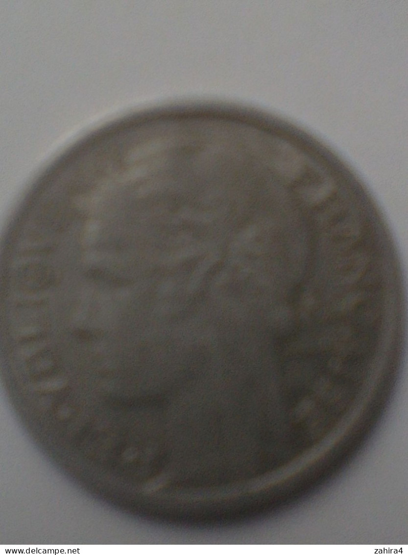 1 Francs  1957 B  - Morlon - Alu - 50 Centimes