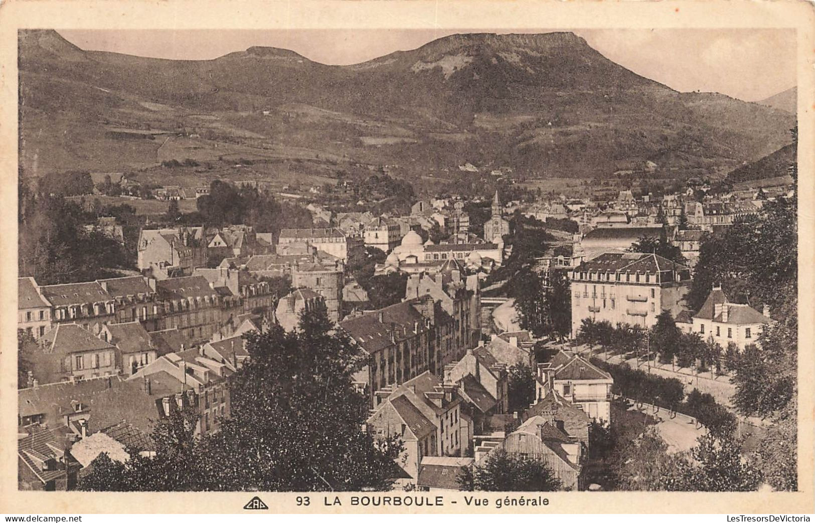 FRANCE -  La Bourboule -  Vue Générale - Ville - Carte Postale Ancienne - La Bourboule