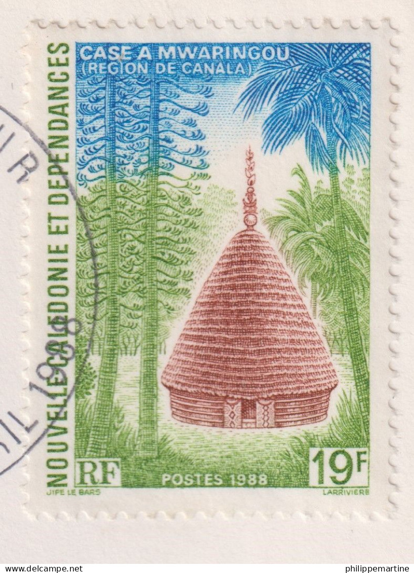 Nouvelle Calédonie 1988 - YT 553 (o) Sur Fragment - Used Stamps