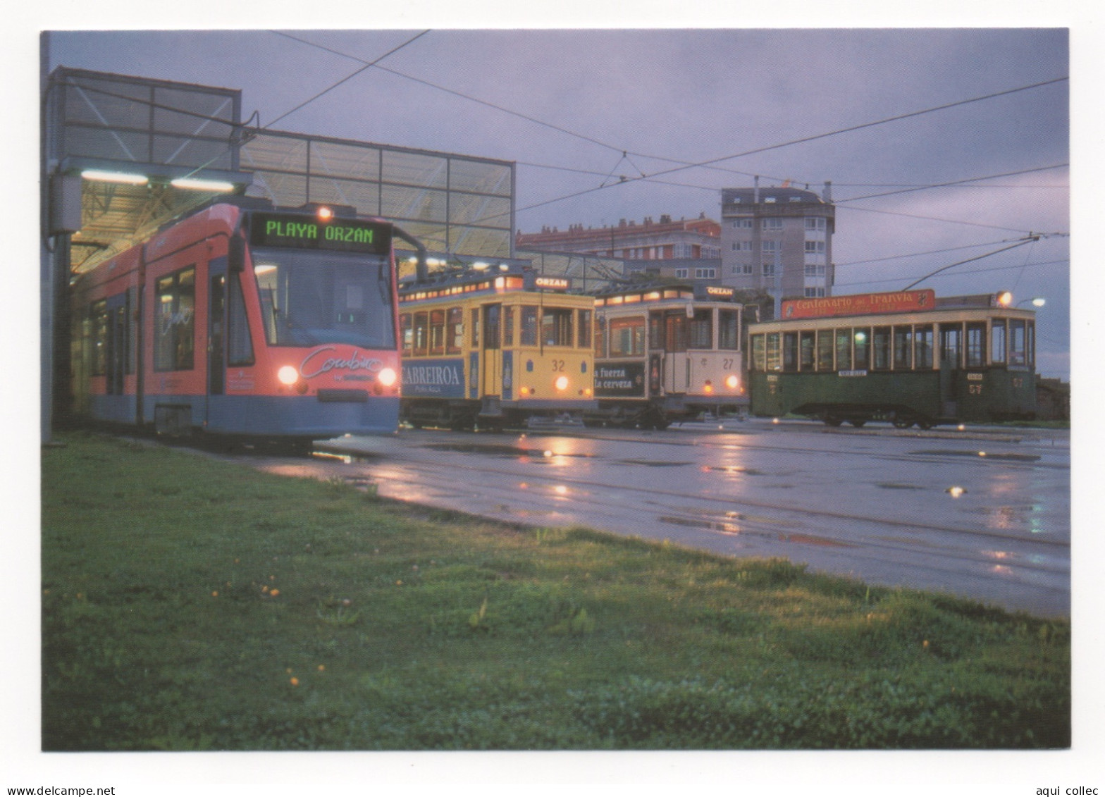 TRAMWAYS DE LA COROGNE (GALICE) - INAUGURATION DE LA NOUVELLE SCÈNE : 10 MAI 1997 - Strassenbahnen
