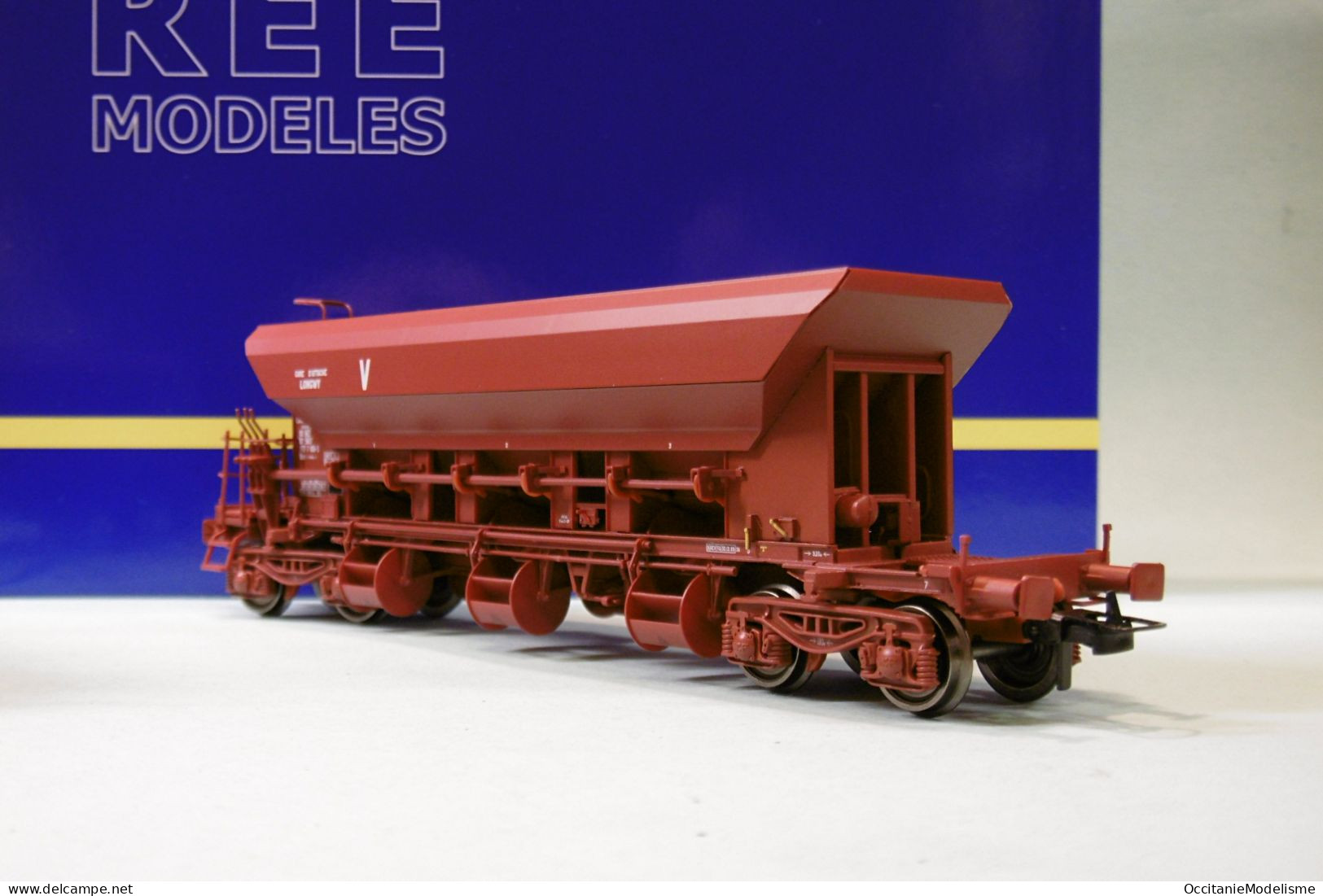 REE - Coffret 3 WAGONS TREMIES Type I Uas Ep. IV SNCF Réf. WB-751 Neuf NBO HO 1/87 - Güterwaggons