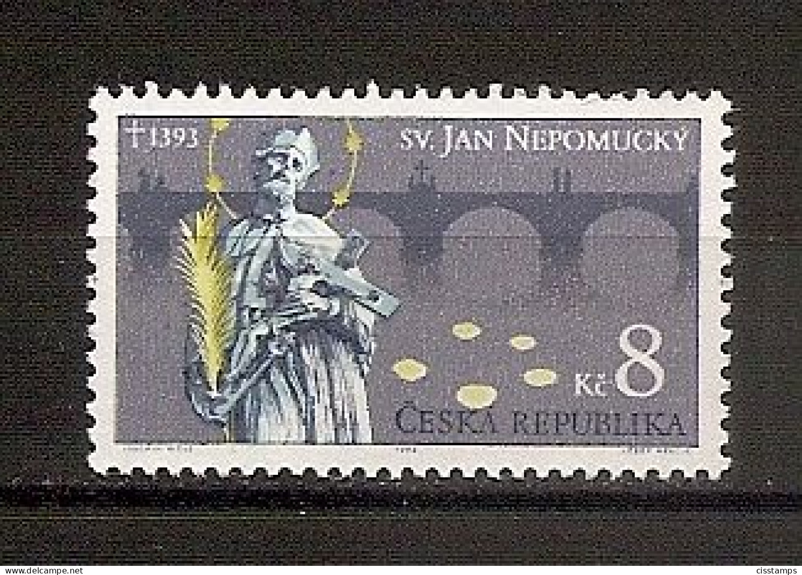 Czech Republic 1993●St. Jan Nepomucky●Bridge ●Mi4 - Unused Stamps