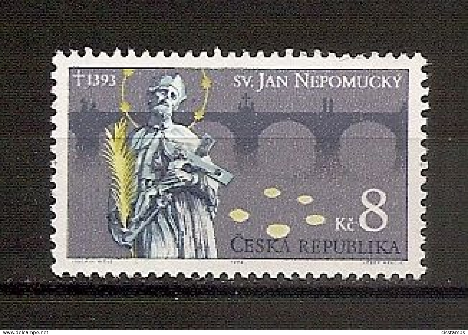 Czech Republic 1993●St. Jan Nepomucky●Bridge ●Mi4 - Nuovi