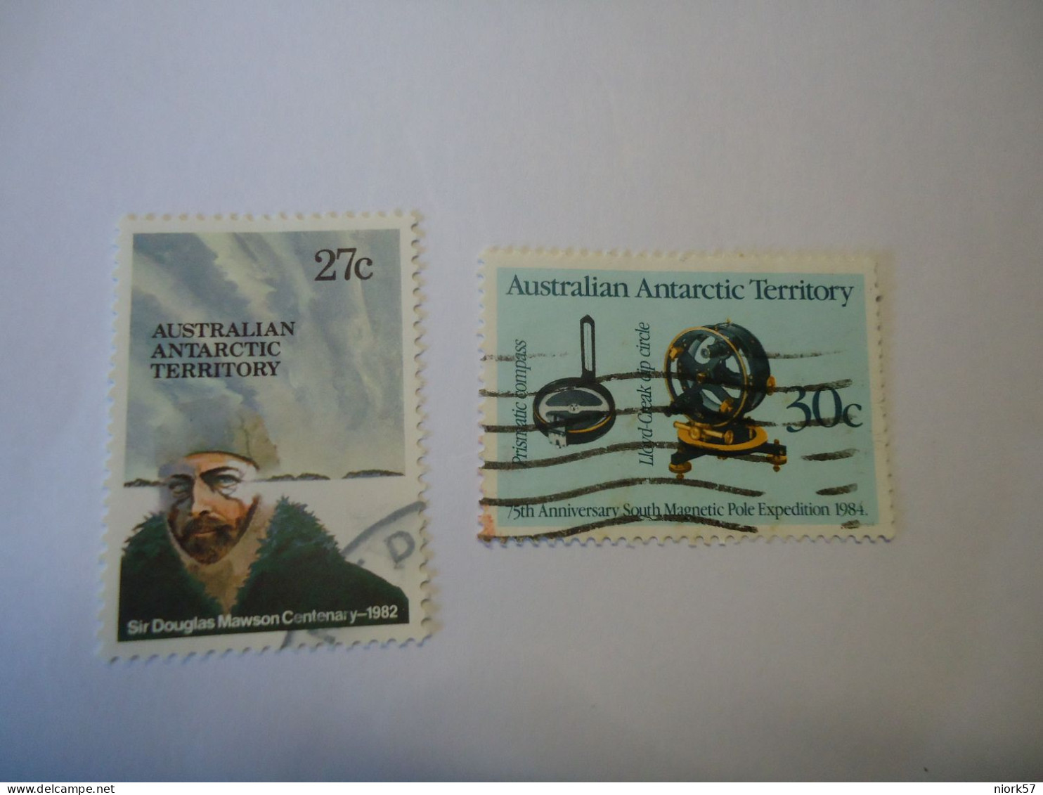 AUSTRALIAN ANTARTIC USED  STAMPS  2 - Oblitérés