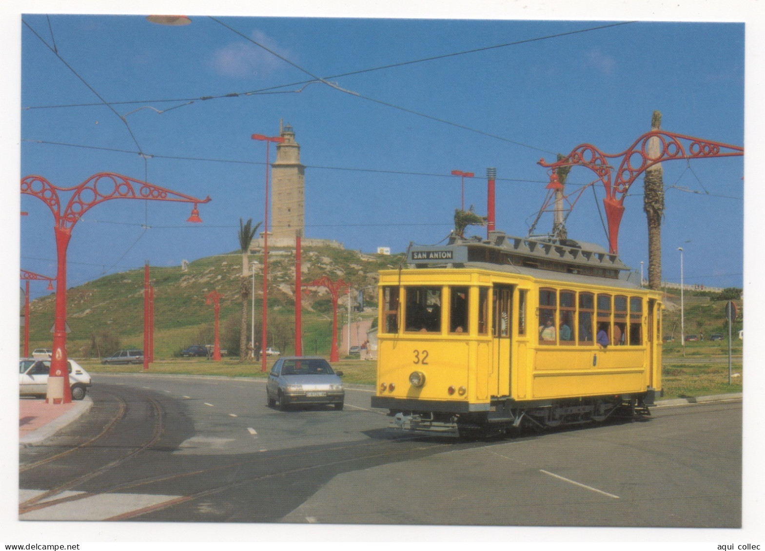 TRAMWAYS DE LA COROGNE (GALICE) - INAUGURATION DE LA NOUVELLE ÉTAPE : 10 MAI 1997 - Strassenbahnen