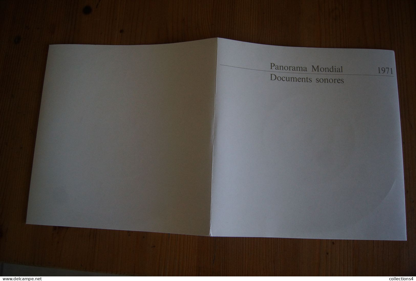 ARMSTRONG FERNANDEL M SENGHOR IRA I GANDHI  ET + PANORAMA MONDIAL RTL 1971 RARISSIME 2 33T SUISSE FORMAT EP VALEUR++++ - Formatos Especiales