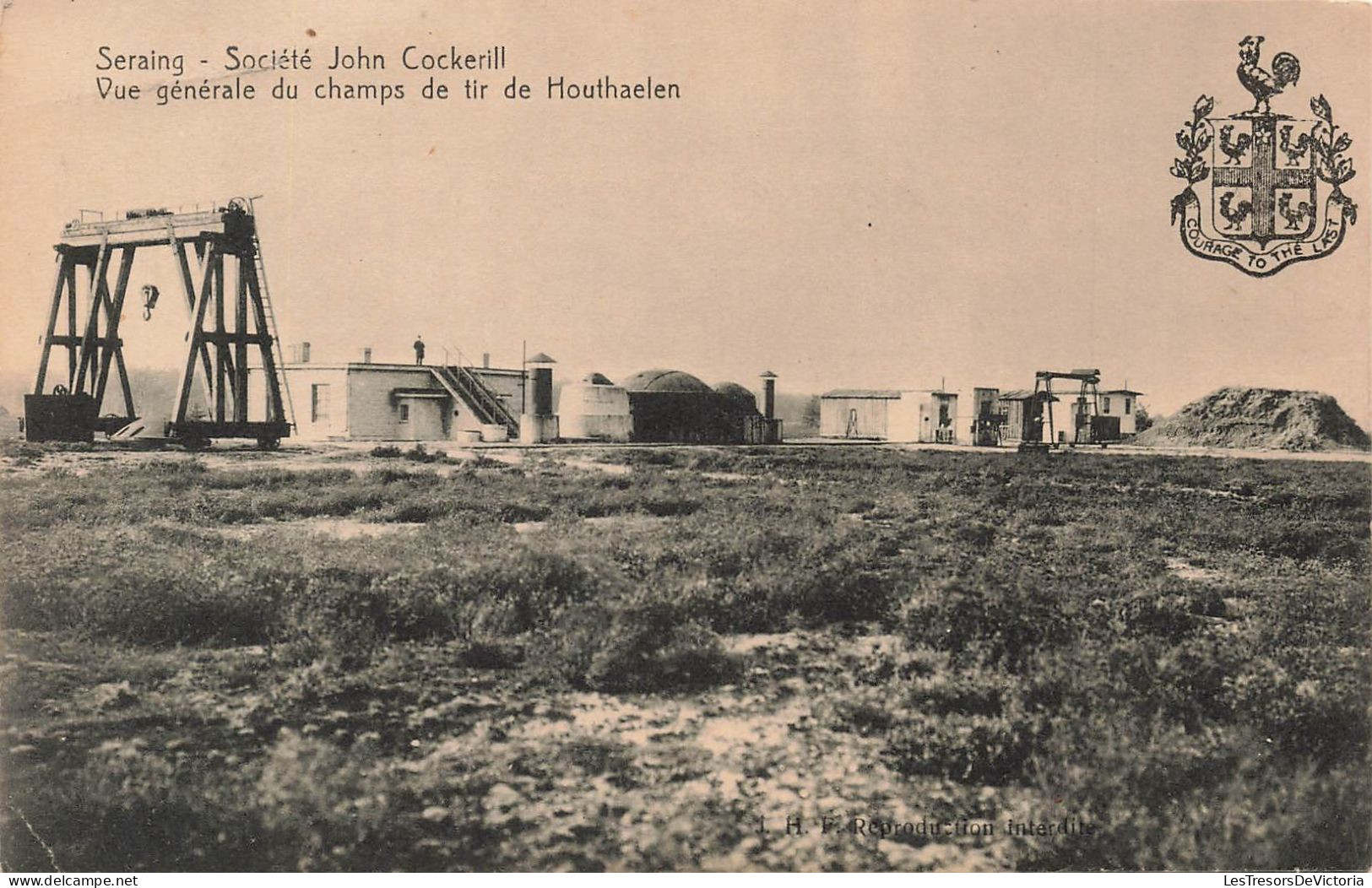 BELGIQUE - Seraing - Société John Cockerill - Vue Générale Du Champs De Tir De Houthaelen - Carte Postale Ancienne - Seraing