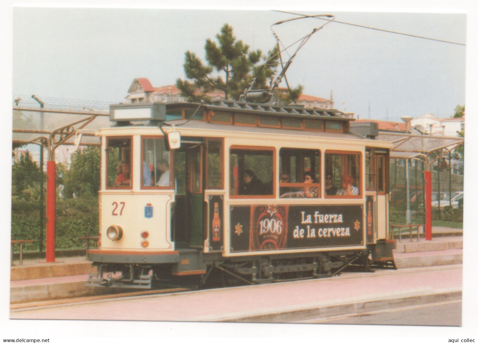 TRAMWAYS DE LA COROGNE (GALICE) - N° 27  AOÛT 1998 - Strassenbahnen