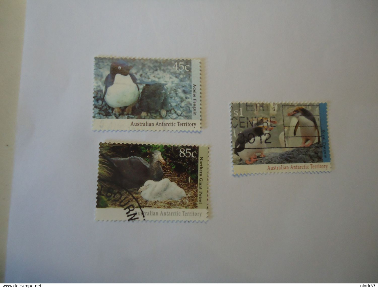 AUSTRALIAN ANTARTIC USED   STAMPS  PENGUINS - Pingouins & Manchots