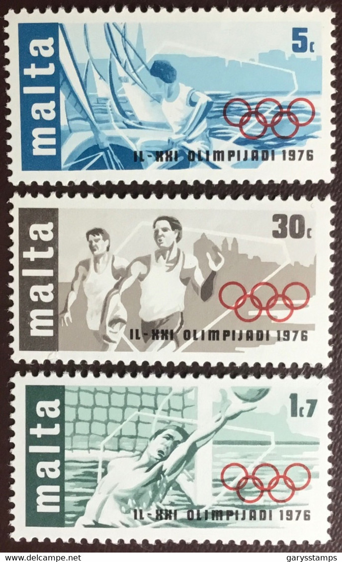 Malta 1976 Olympic Games MNH - Malta