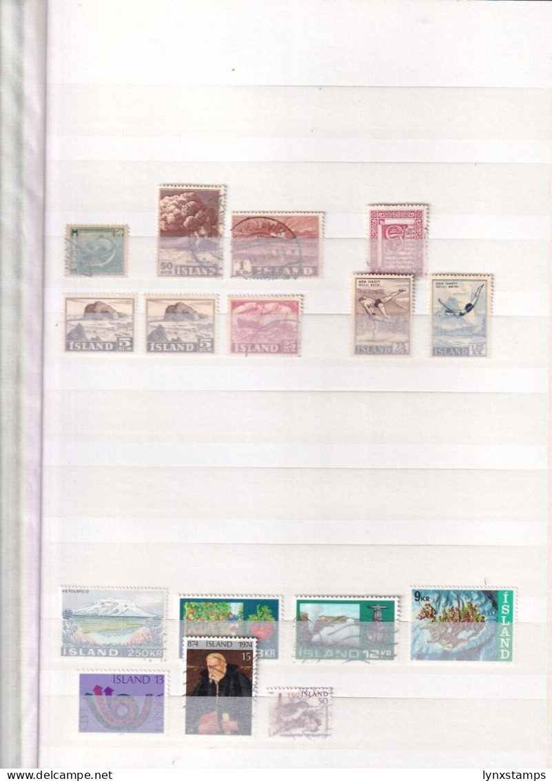 G009 Iceland Stamps Small Collection - Collections, Lots & Séries