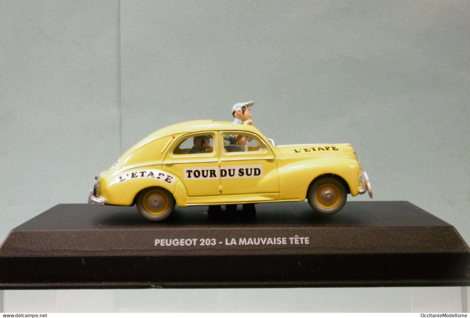 Atlas - PEUGEOT 203 Spirou Et Fantasio - La Mauvaise Tête BO 1/43 - Altri & Non Classificati