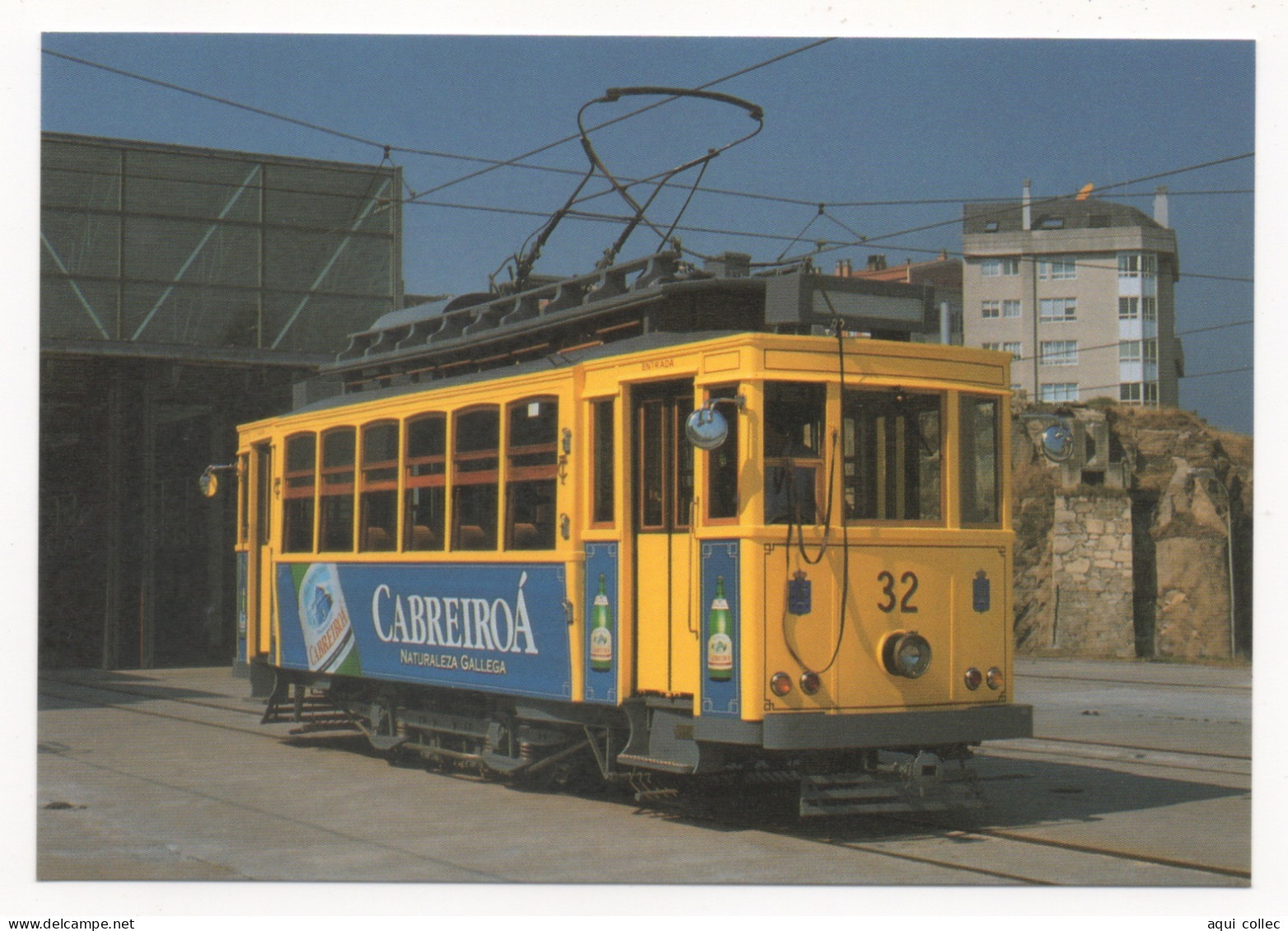 N°783 TRAMWAY DE LA COROGNE - EQUIPÉ DE MIROIRS ET MESSAGE PUBLICITAIRE - Strassenbahnen