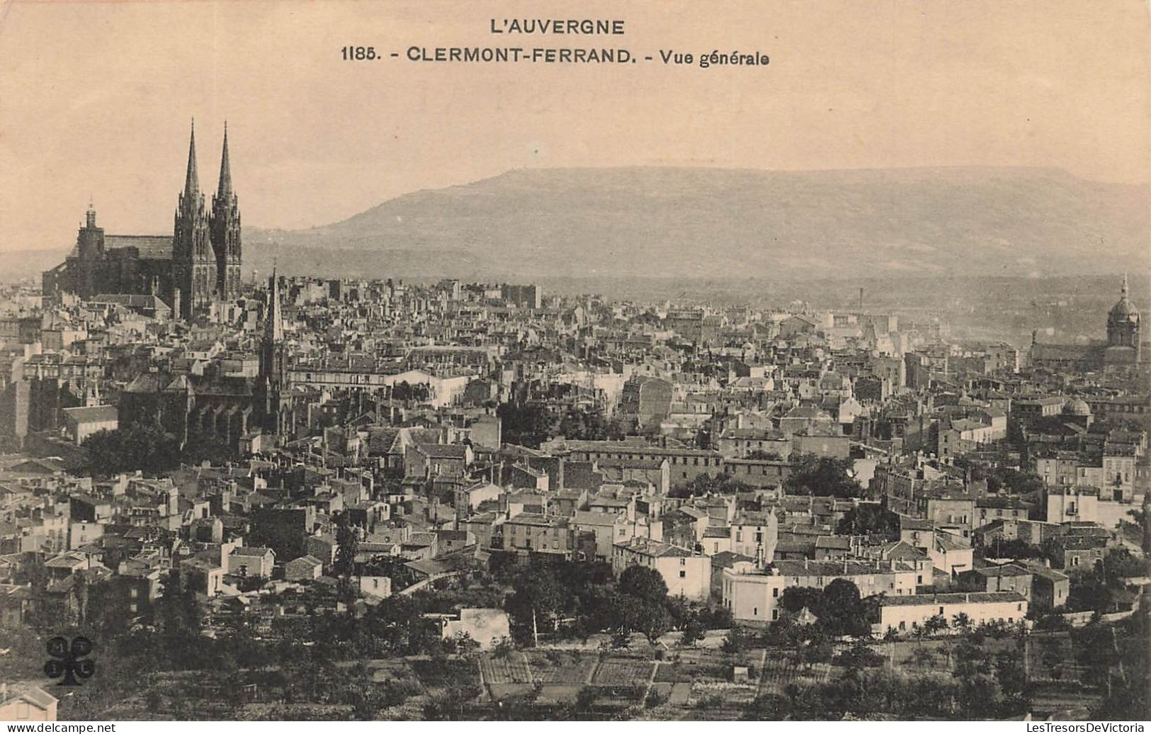 FRANCE - Clermont Ferrand - Vue Générale - Cathédrale - Carte Postale Ancienne - Clermont Ferrand