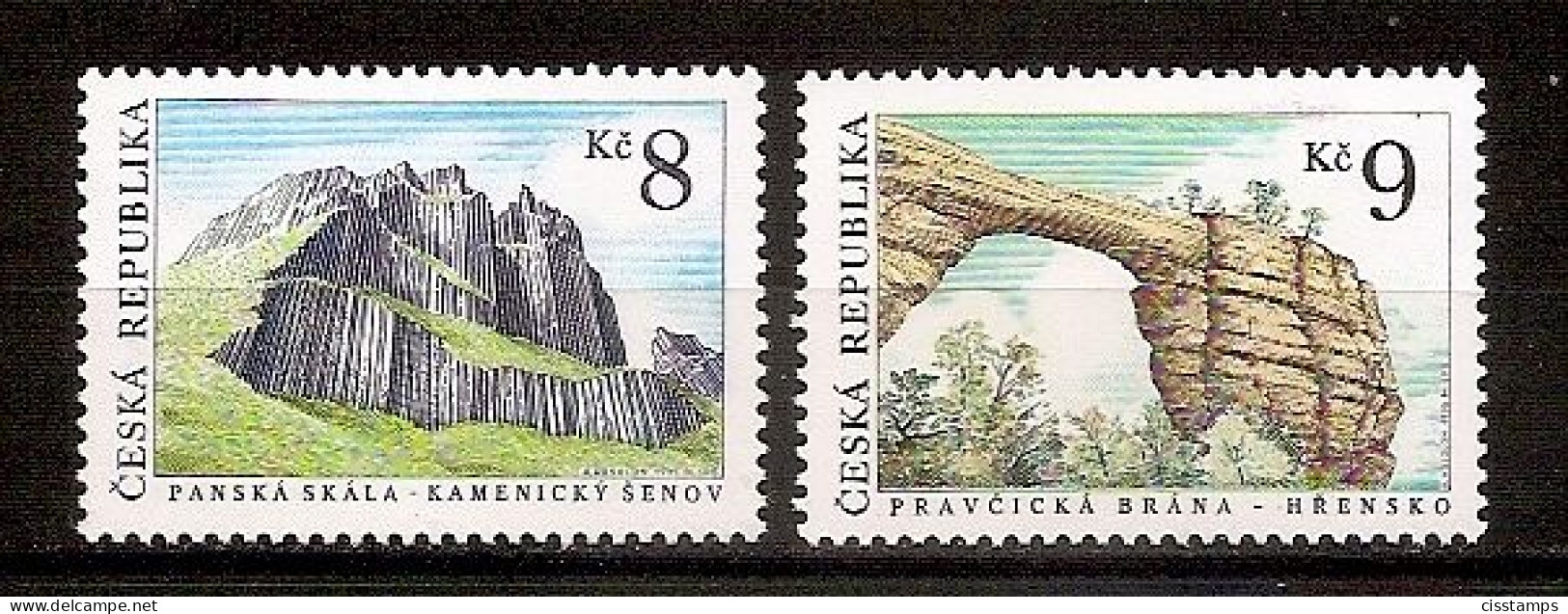 Czech Republic 1995●Mountains●Natural Beauties● Mi78-79 - Unused Stamps