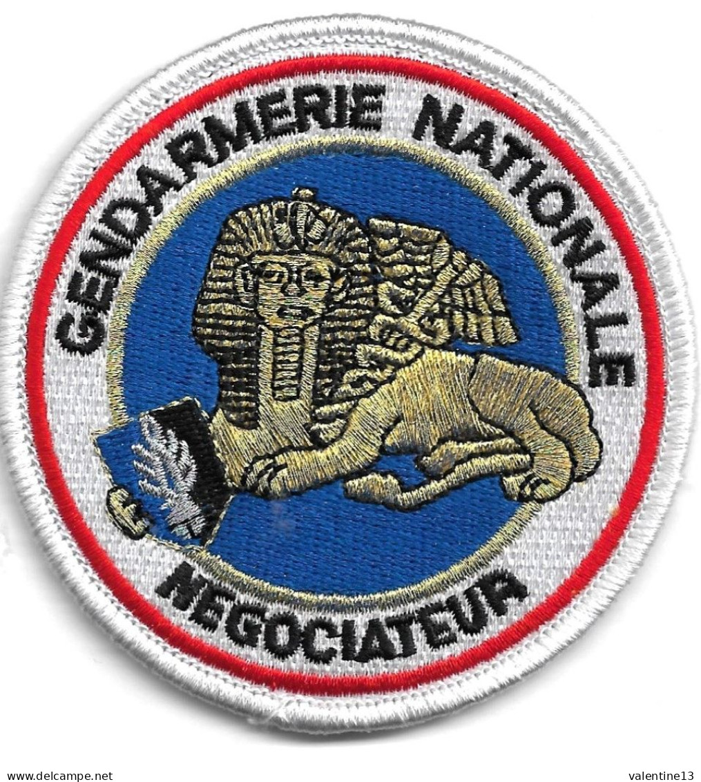 Ecusson Tissu GENDARMERIE NATIONALE NEGOCIATEUR - Policia