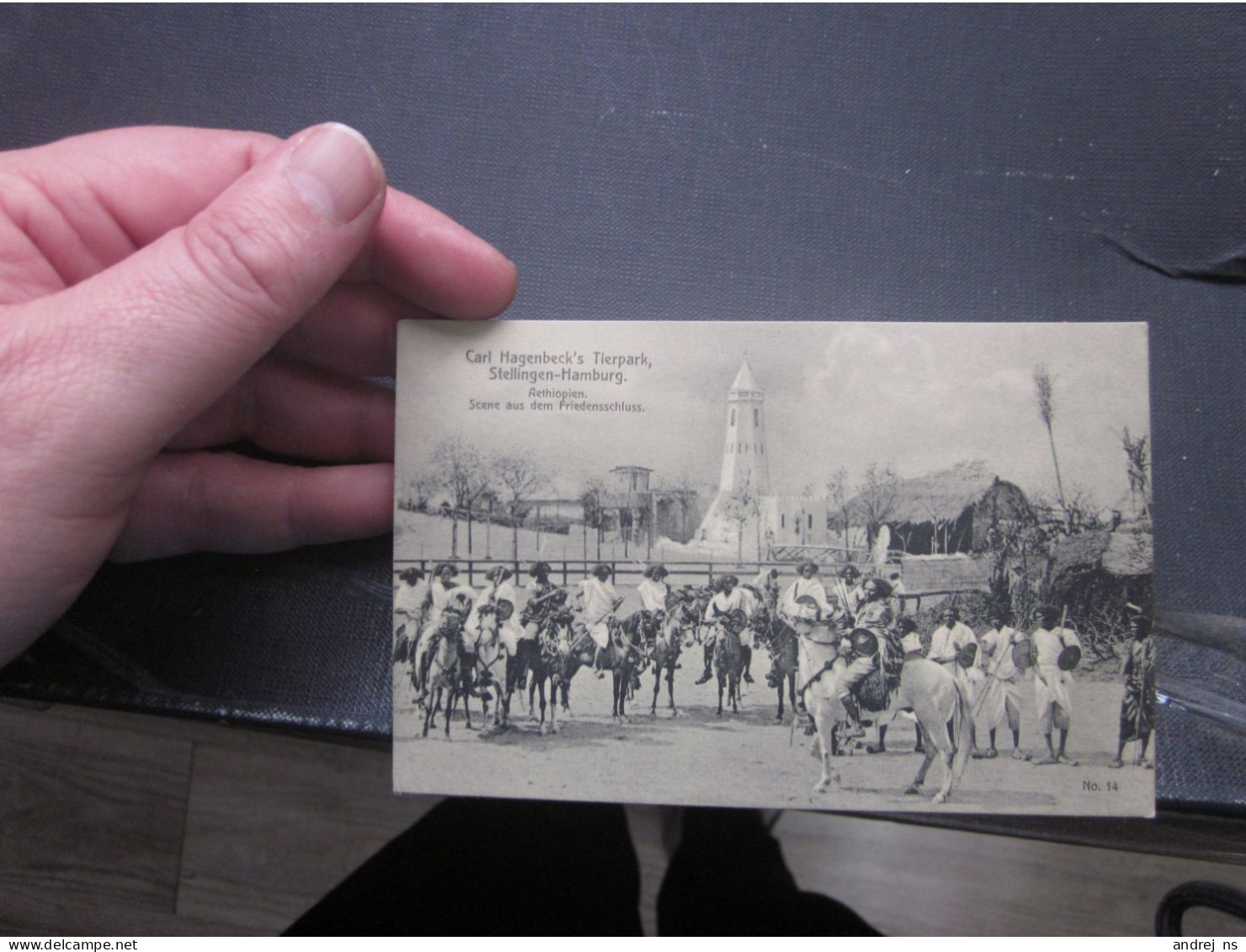 Carl Hagenbeck S Tierpark Stellingen Hamburg Scene Aus Dem Friedensshluss Aethiopien - Stellingen