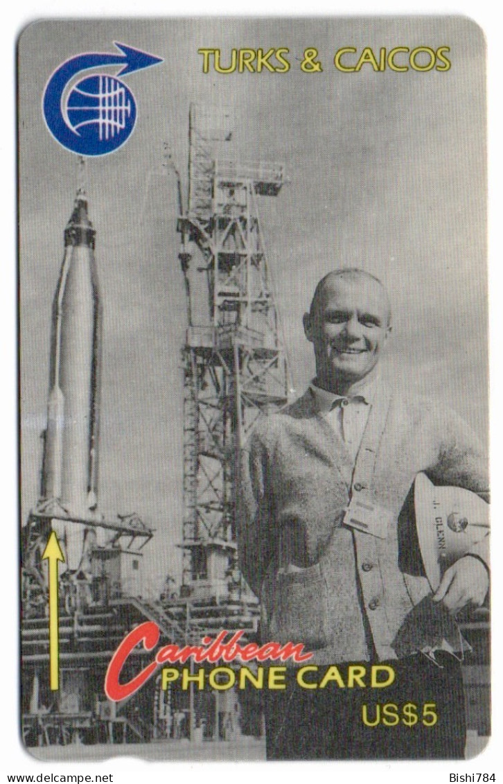 Turks & Caicos - John Glenn At Launch Site Of Friendship 7 - 1CJGA - Turks- En Caicoseilanden