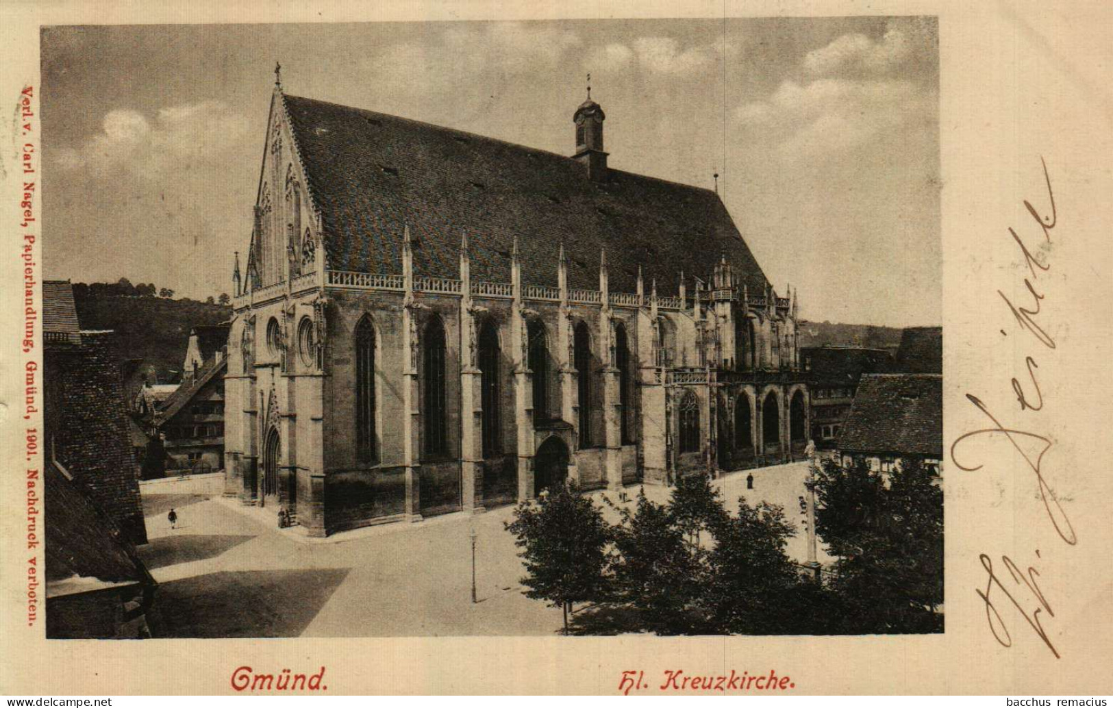 SCHWÄBISCH GMÜND - Hl.Kreuzkirche 1902 - Schwäbisch Gmünd