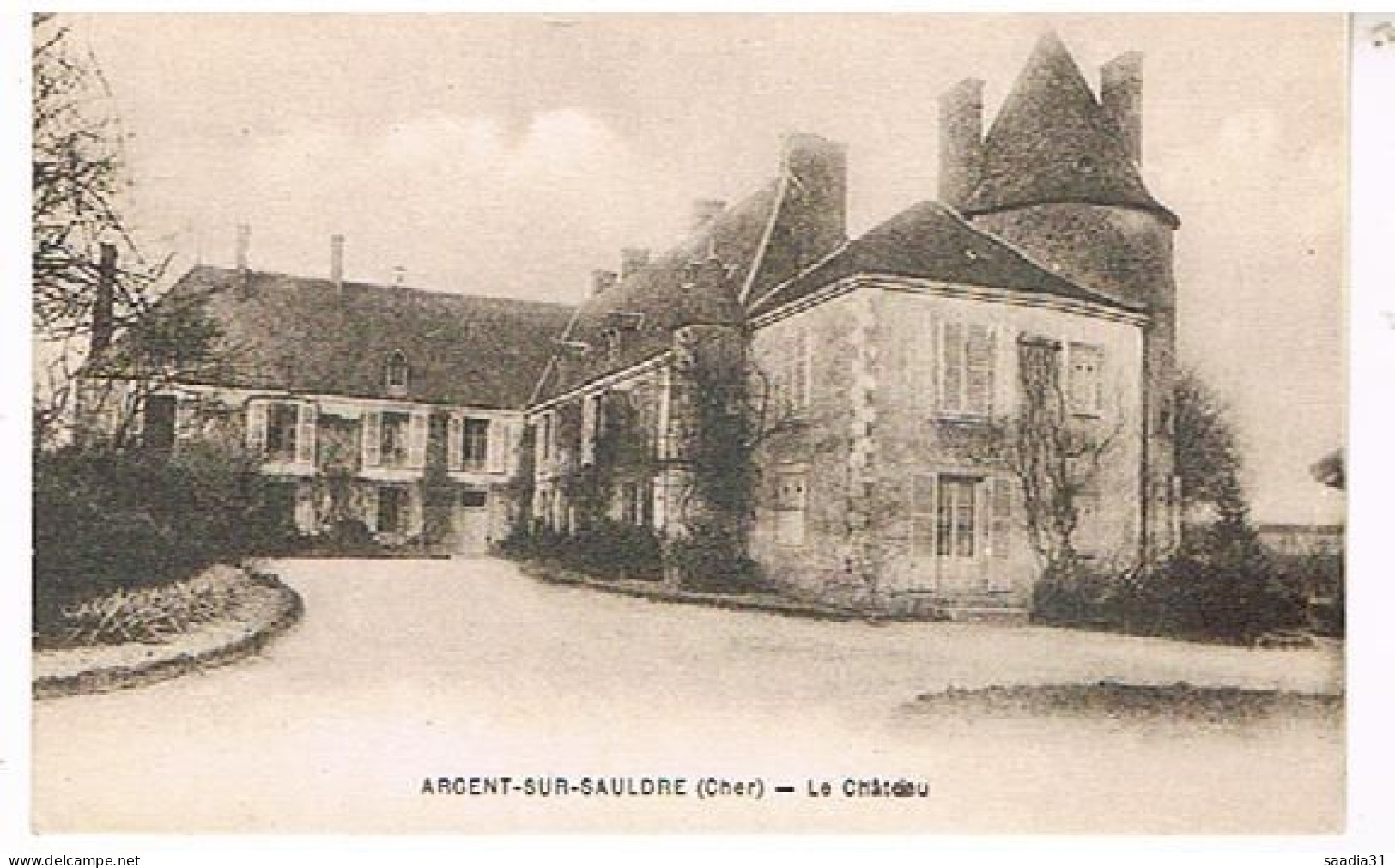18  ARGENT SUR  SAULDRE LE CHATEAU  1931 - Argent-sur-Sauldre