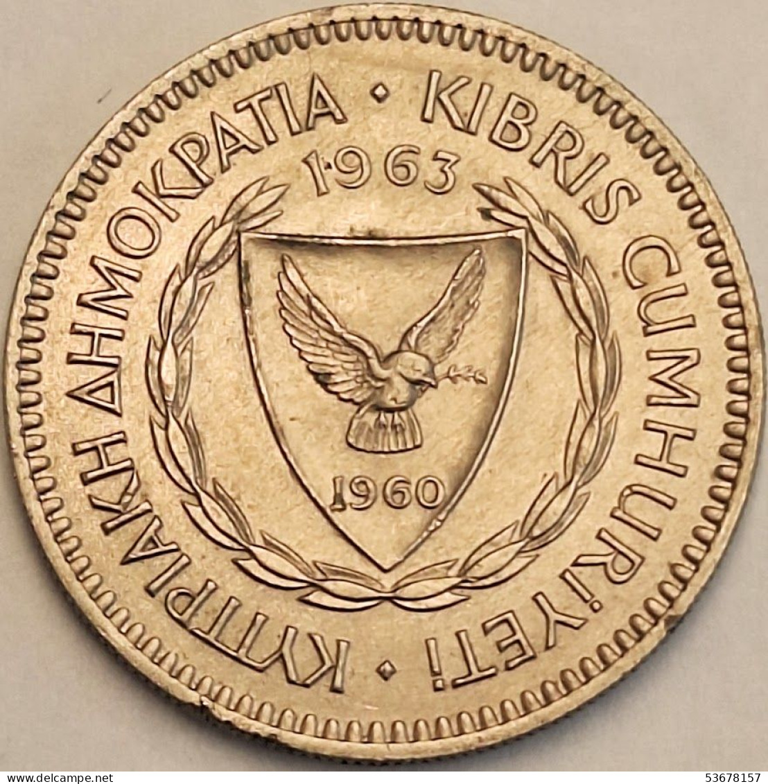 Cyprus - 50 Mils 1963, KM# 41 (#3598) - Zypern