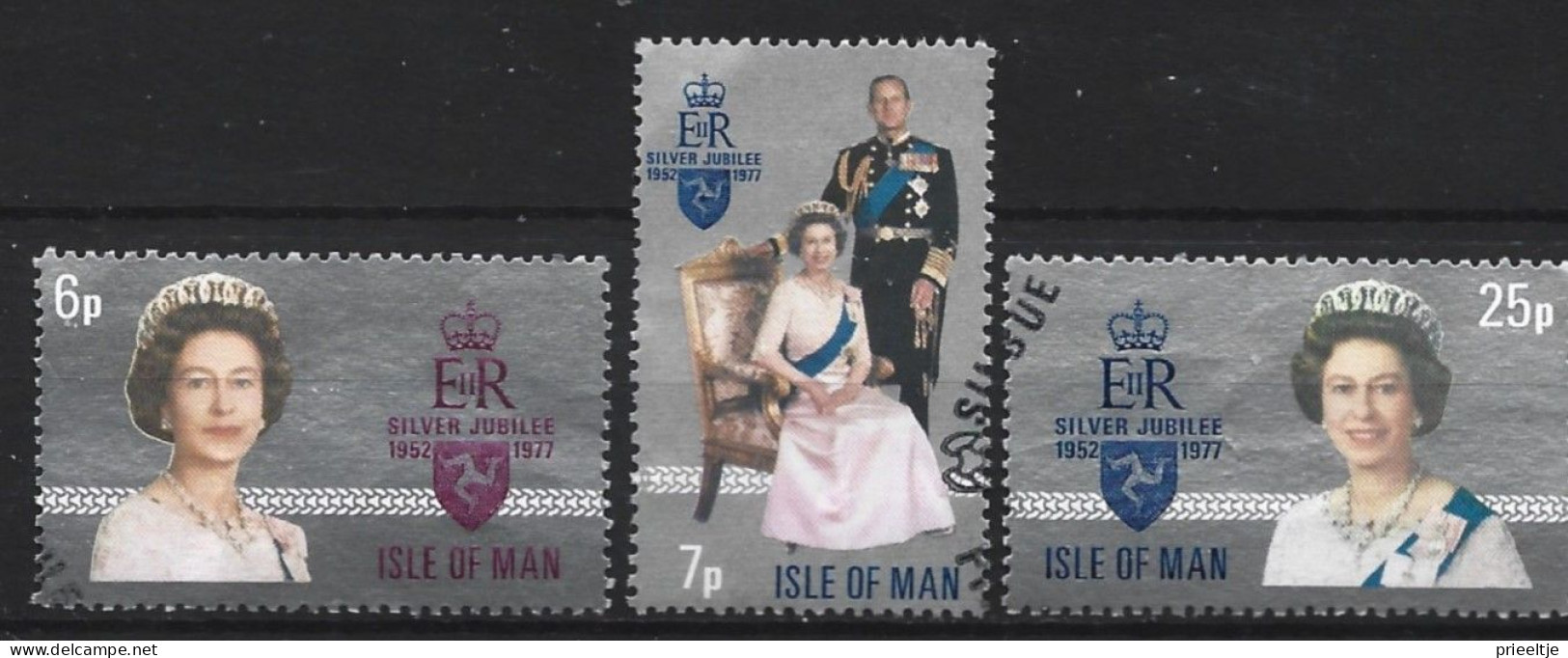 Isle Of Man 1977 Queen Elizabeth II  Y.T. 85/87 (0) - Man (Insel)