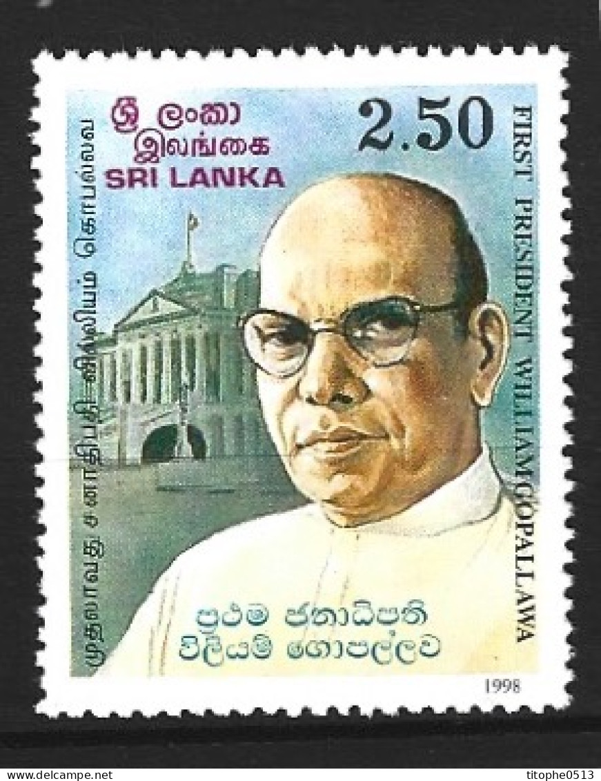 SRI LANKA. N°1156 De 1998. Personnalité. - Sri Lanka (Ceylon) (1948-...)