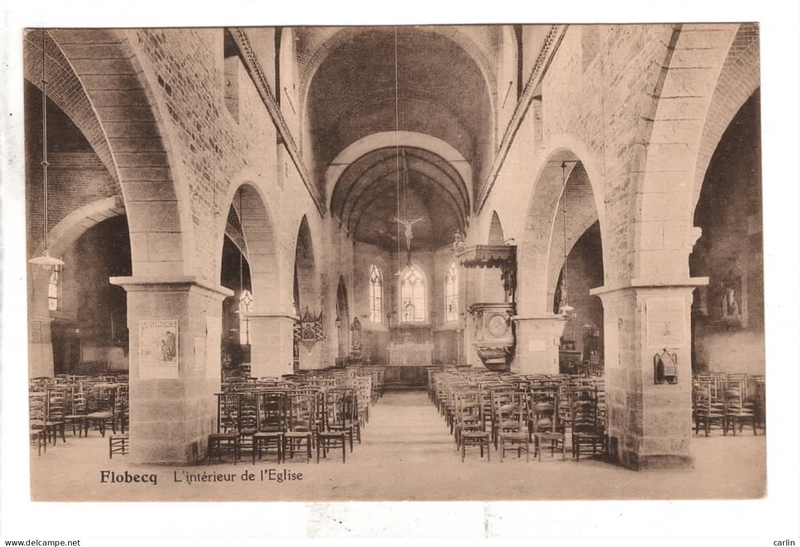 Flobecq Intérieur De L'Eglise - Vloesberg