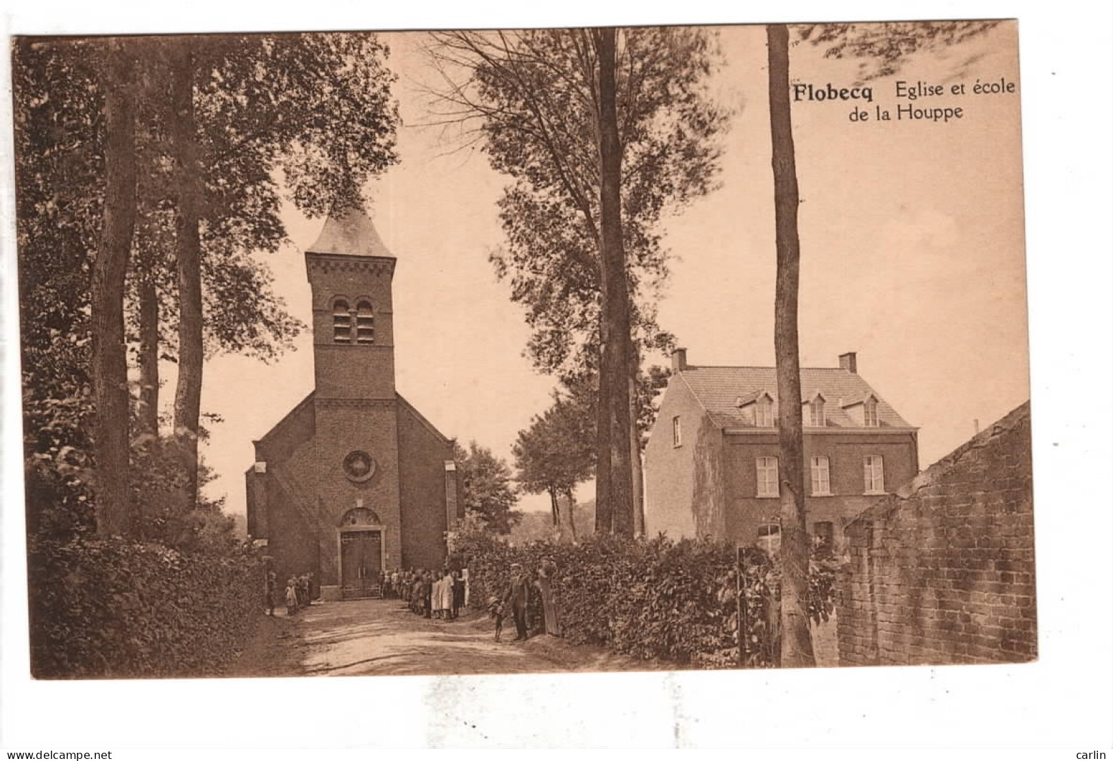 Flobecq Eglise Et Ecole De La Houppe - Vloesberg