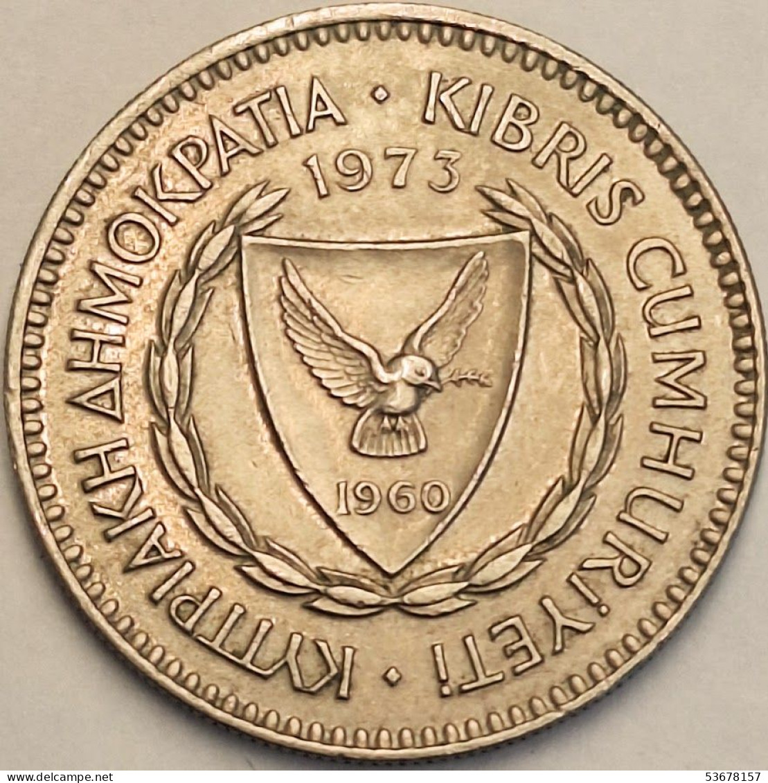 Cyprus - 50 Mils 1973, KM# 41 (#3599) - Cyprus